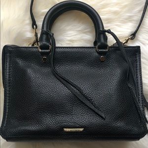 Rebecca Minkoff Crossbody Satchel Black w. GHW